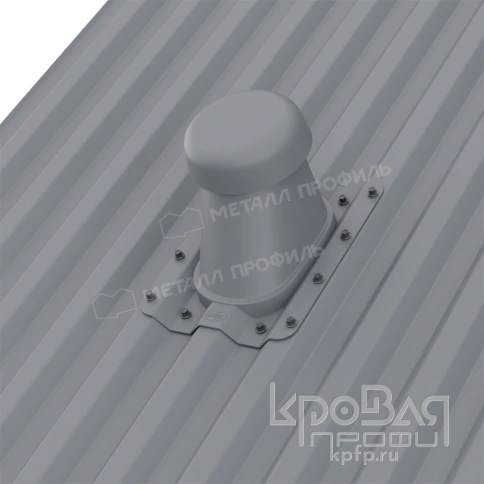 Выход вентиляции универсальный С-21 (серый) фото 2