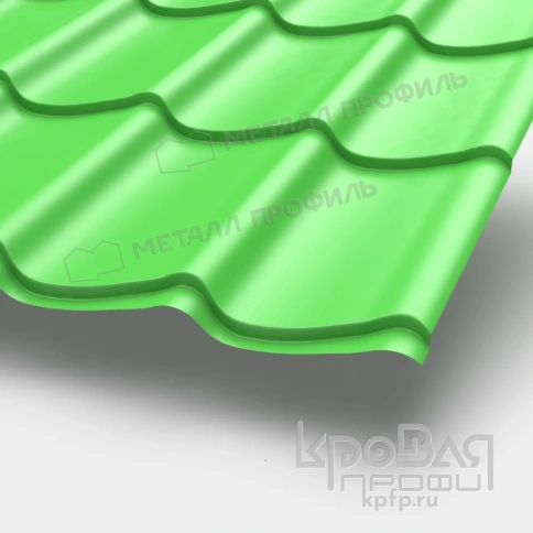 Металлочерепица МП Ламонтерра-XL NormanMP (ПЭ-01-6018-0.5) фото 1