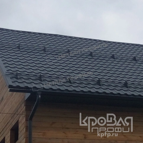 Металлочерепица МП Трамонтана-ML (PURMAN-20-9005-0.5) фото 5