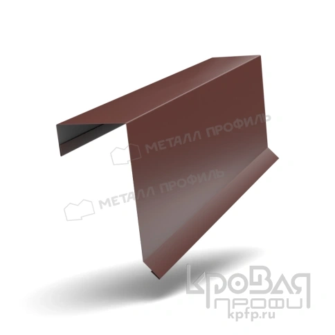 Планка торцевая кровельная FASTCLICK 65х130х2000 (PURETAN-20-RR32-0.5) фото 1