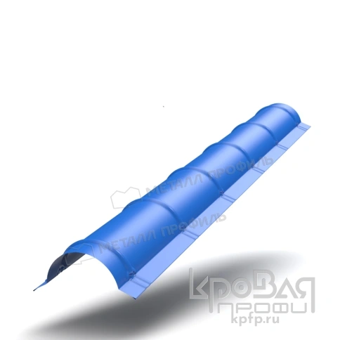 Планка конька круглого R110х2000 NormanMP (ПЭ-01-5005-0.5) фото 1