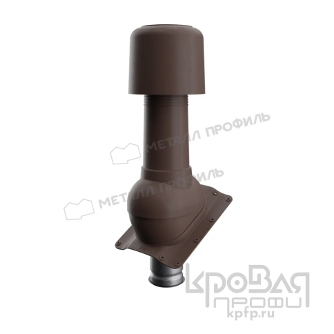 Выход вентиляции изолированный MAXI TURBO 125/160 Монтекристо (коричневый) фото 1