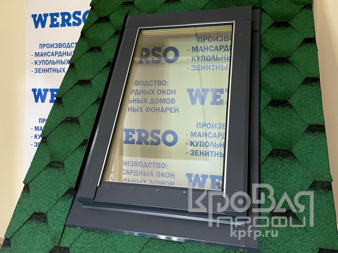 Окно WERSO с ручным открыванием 94x98. Двухкамерный стеклопакет фото 4