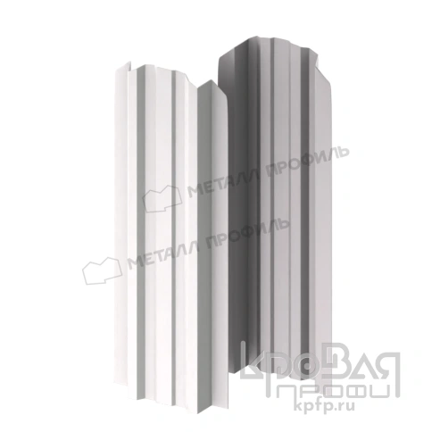 Штакетник металлический МП LАNE-O 16,5х99 (ПЭ-01-9003-0.45) фото 2