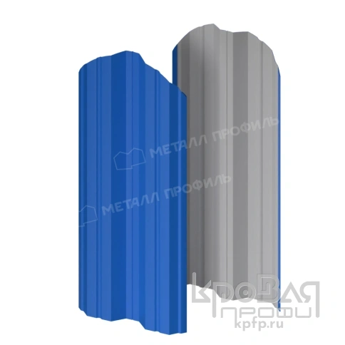 Штакетник металлический МП М-111-О NormanMP (ПЭ-01-5005-0.5) фото 1