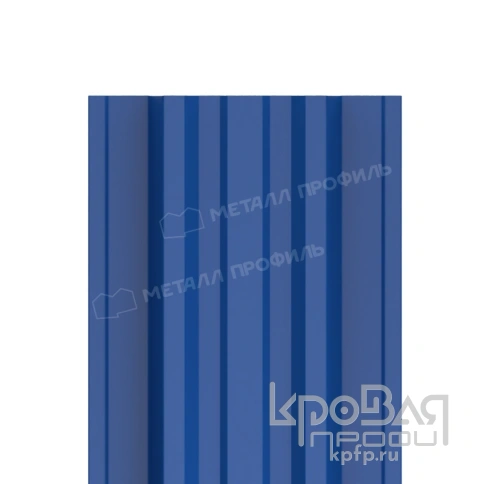 Штакетник металлический МП TRAPEZE-T 16,5х118 (PURMAN-20-5005-0.5) фото 1