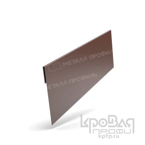 Планка завершающая 65х3000 NormanMP  (ПЭ-01-8017-0.5) фото 1