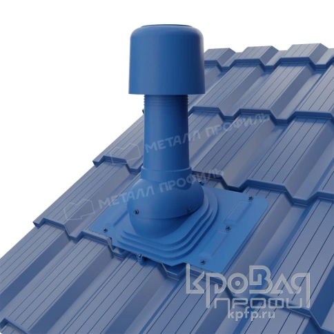 Выход вентиляции изолированный MAXI TURBO 125/160 универсальный (синий) фото 2