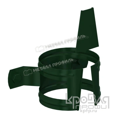 Держатель трубы Foramina PUR D100 (на дерево) (PUR_Д-01-6005\6005-0.6) фото 1