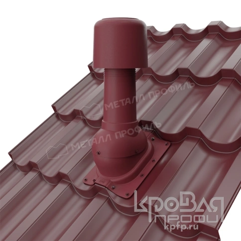 Выход вентиляции изолированный MAXI 125/160 Трамонтана (красный) фото 2