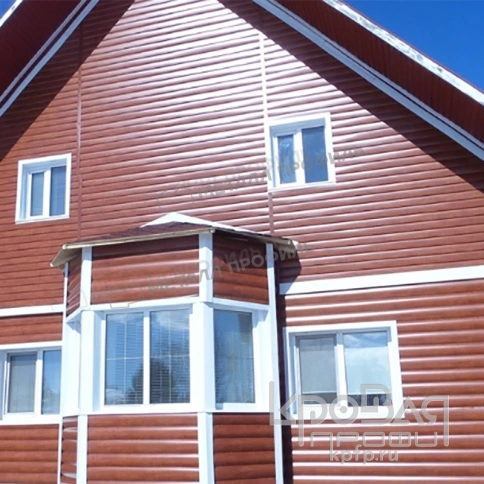 Сайдинг Lбрус-XL-В-14х335 (ECOSTEEL-01-МореныйДуб-0.5) фото 3