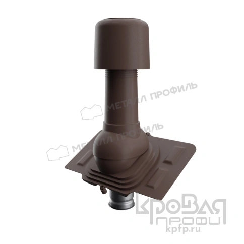 Выход вентиляции изолированный MAXI TURBO 125/160 универсальный (коричневый) фото 1