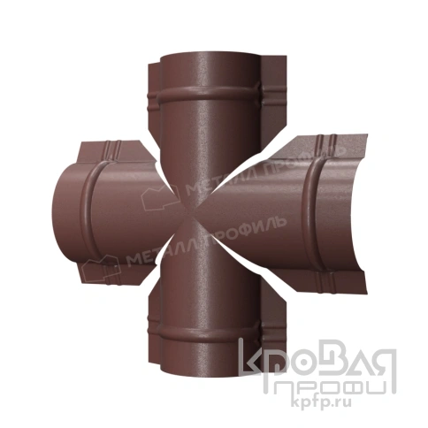 Четверник для круглого конька R110 (VikingMP E-20-RR32-0.5) фото 1