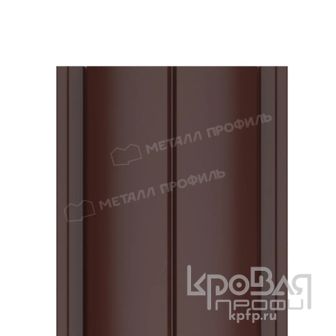 Штакетник металлический МП ELLIPSE-T 19х126 (PURMAN-20-RR32-0.5) фото 1