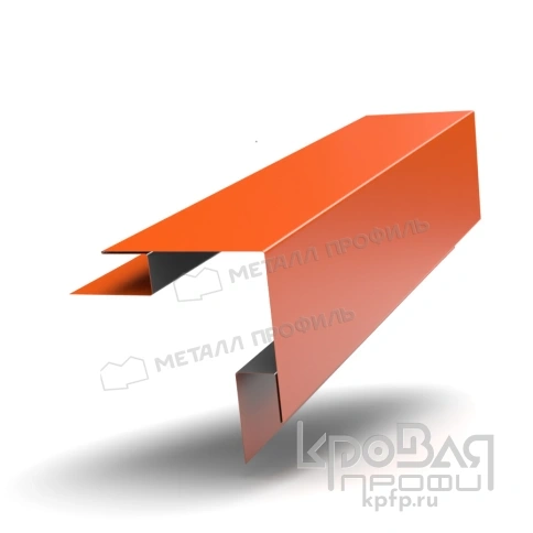 Планка угла наружного сложного 75х75х3000 NormanMP (ПЭ-01-2004-0.5) фото 1