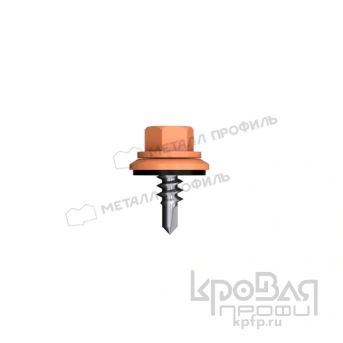 Саморез 4,8х19 ROOFRetail RAL8004 (коричневая медь) фото 1