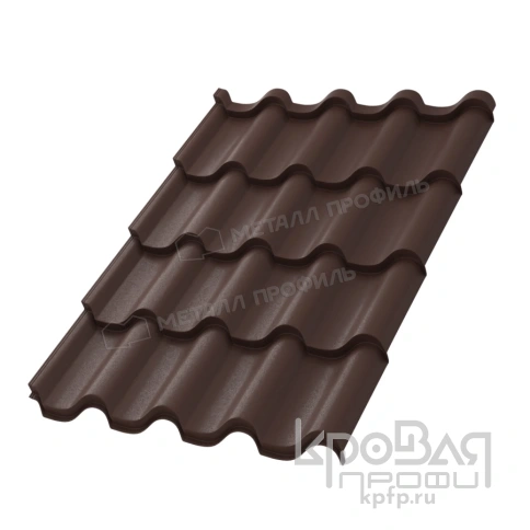 Металлочерепица МП Монтерроса-SL (MattMP-20-8017-0.5) фото 2