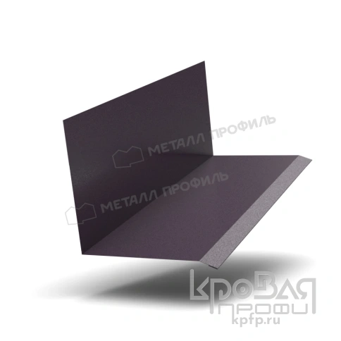 Планка примыкания верхняя к стене FASTCLICK 150х135х2000 (VALORI-20-Violet-0.5) фото 1