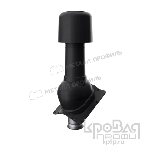 Выход вентиляции изолированный MAXI TURBO 125/160 Монтерроса (черный) фото 1