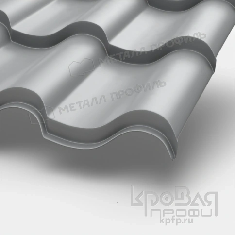 Металлочерепица МП Монтерроса-XL NormanMP (ПЭ-01-7004-0.5) фото 1