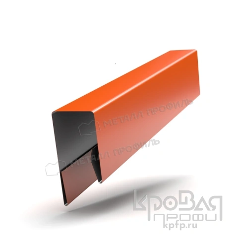 Планка П-образная 13х27х2000 NormanMP (ПЭ-01-2004-0.5) фото 1