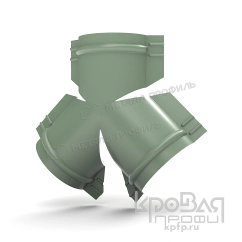 Y-образный тройник для круглого конька R110 NormanMP (ПЭ-01-6019-0.5) фото 1