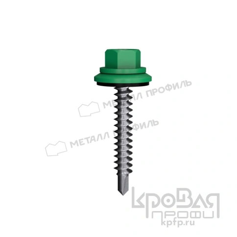 Саморез 4,8х50 ROOFRetail RAL6029 (зеленая мята) фото 1