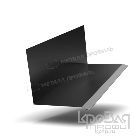 Планка примыкания верхняя к стене FASTCLICK 150х135х2000 (PURMAN-20-9005-0.5) фото 1