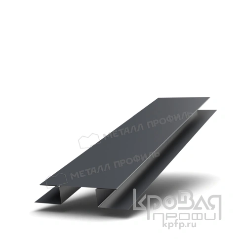 Планка стыковочная сложная 75х3000 NormanMP (ПЭ-01-7024-0.5) фото 1