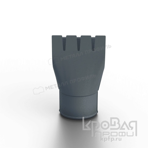 Воронка выпускная D125/100 Foramina Freeze (FRZ_D-01-Grey\Grey-0.6) фото 5