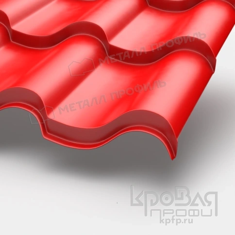 Металлочерепица МП Монтерроса-S NormanMP (ПЭ-01-3020-0.5) фото 1