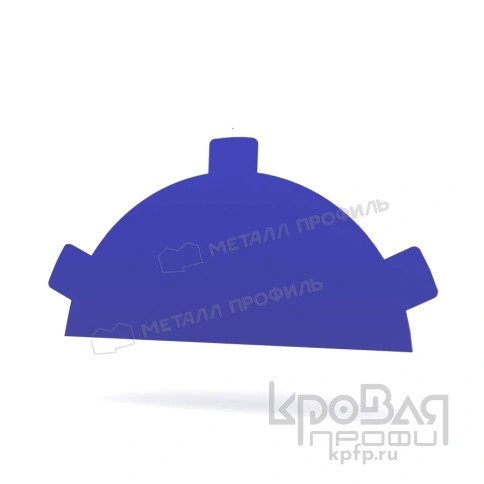 Заглушка конька круглого простая (ПЭ-01-5002-0.5) фото 1