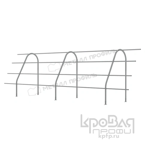 Ограждение кровельное ОК-h1200х3000 мм (7004) фото 1