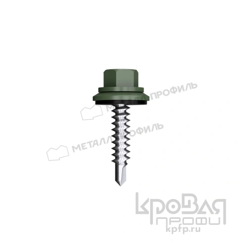 Саморез 4,8х35 ROOFRetail RAL6007 (бутылочно-зеленый) фото 1