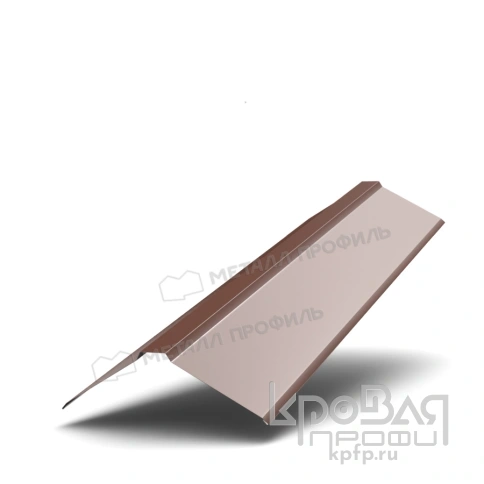 Планка конька плоского 120х120х2000 (PURETAN-20-8017-0.5) фото 1