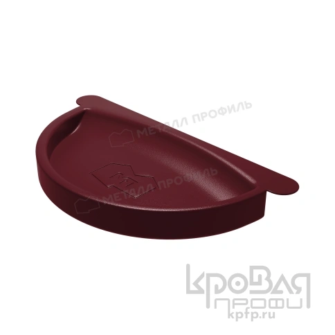 Заглушка желоба МЕТАЛЛ ПРОФИЛЬ Foramina PUR D150 Ral 3005 фото 1