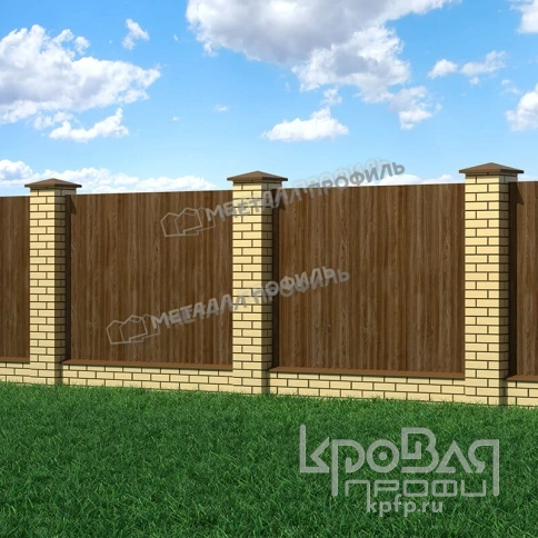 Профилированный лист МП-18х1100-A (ECOSTEEL_MA-01-МореныйДуб-0,5) фото 3