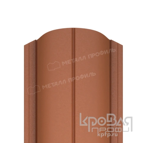 Штакетник металлический МП ELLIPSE-O 19х126 (VikingMP E-20-8004-0.5) фото 1