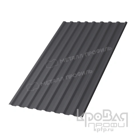 Профилированный лист МП-20х1100-R (VALORI-20-Grey-0,5) фото 2