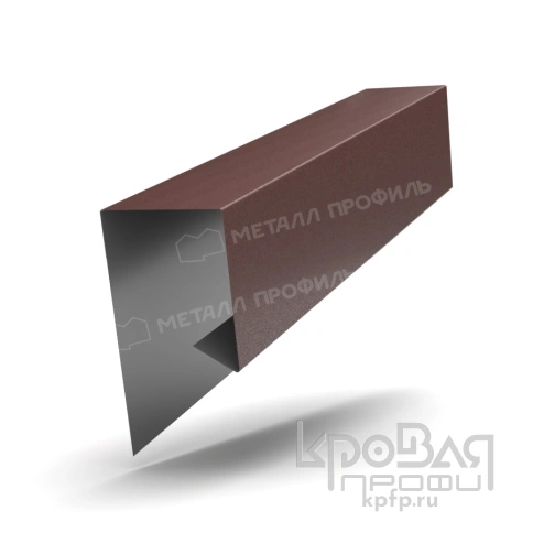 Планка завершающая сложная 30х25х3000 (VikingMP E-20-RR32-0.5) фото 1