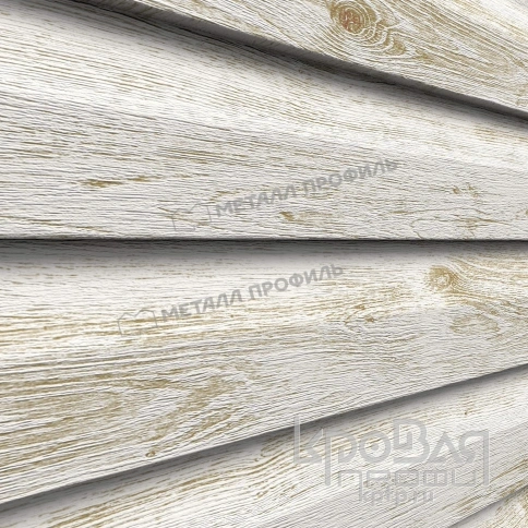 Сайдинг МП СК-14х226 (ECOSTEEL_MA-01-Беленый Дуб-0.5) фото 4