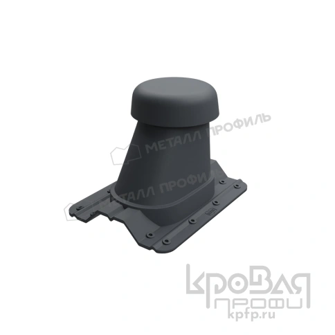 Выход вентиляции универсальный НС-35 (серый) фото 1