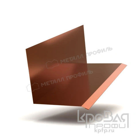 Планка примыкания верхняя к стене FASTCLICK 150х135х2000 (PURMAN-20-Argillite-0.5) фото 1