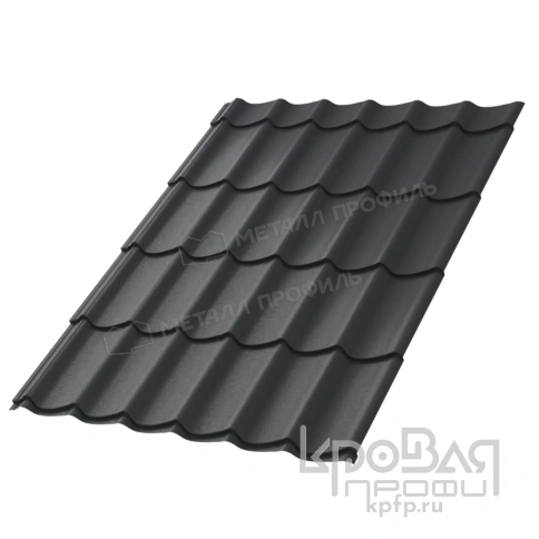 Металлочерепица МП Ламонтерра-X (PureTech_Mat-20-7024-0.5) фото 2