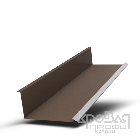 Планка примыкания нижняя 250х122х2000 (VALORI-20-OxiBеige-0.5) фото 1