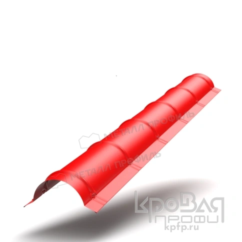 Планка конька круглого R110х2000 (ПЭ-01-3020-0.45) фото 1