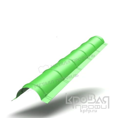 Планка конька круглого R110х2000 NormanMP (ПЭ-01-6018-0.5) фото 1