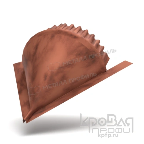 Заглушка конька круглого конусная (КЛМА-02-Anticato-0.5) фото 1