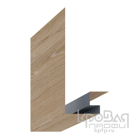 Планка откоса сложная 3D 245х75х2000 (ECOSTEEL_T-01-Сосна-0.5) фото 1