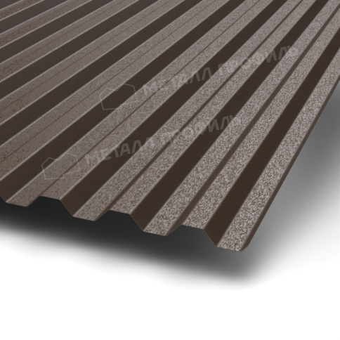 Профилированный лист С-21х1000-B (VALORI-20-DarkBrown-0,5) фото 1